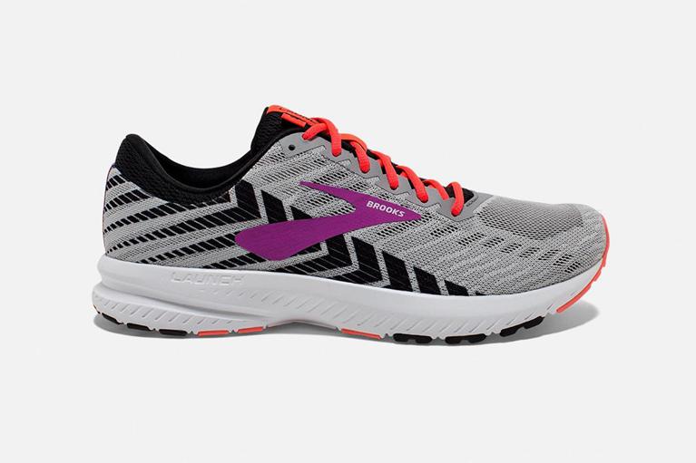 Brooks Launch 6 Women's Road Running Shoes - Grey (07615-UJWS)